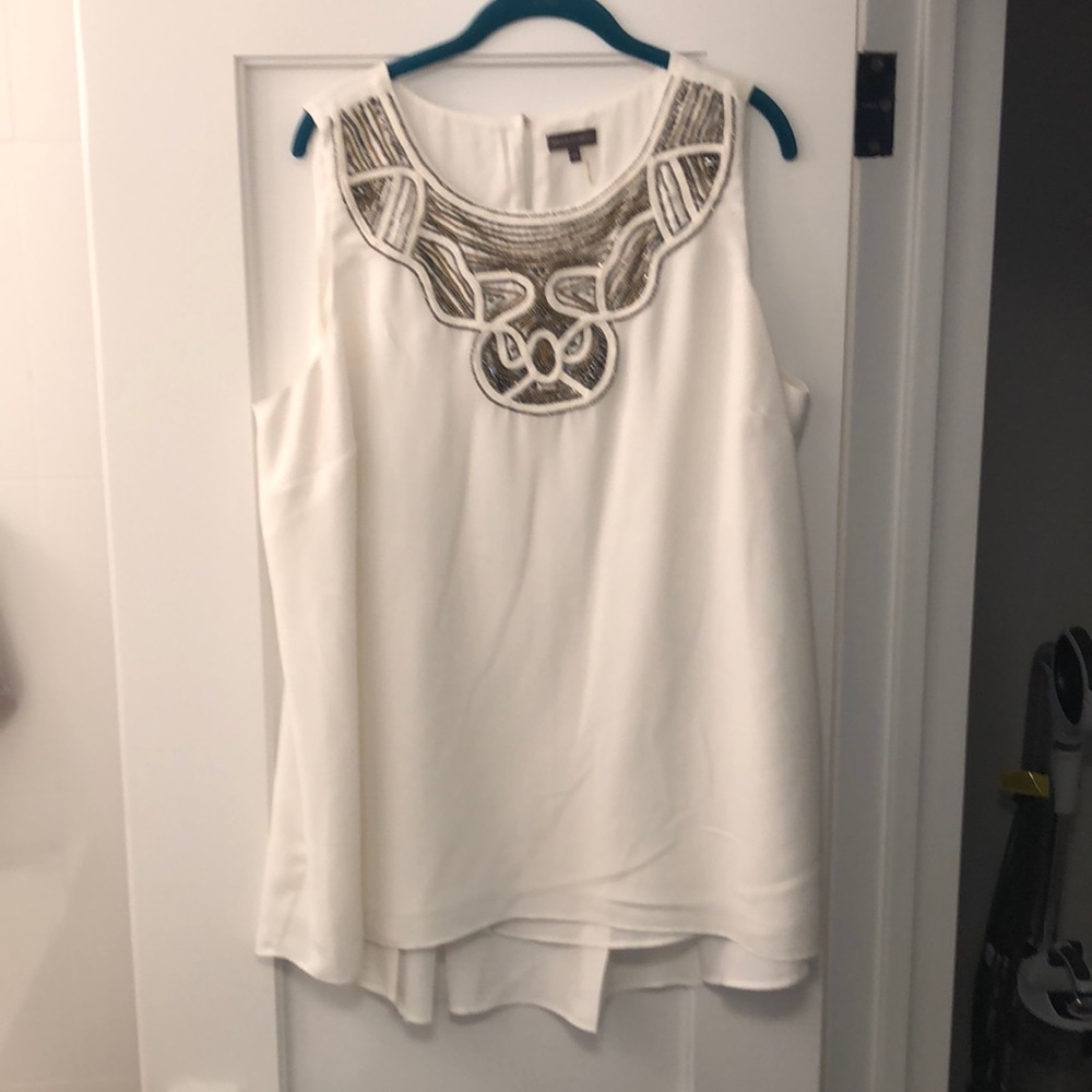 Beaded tank top